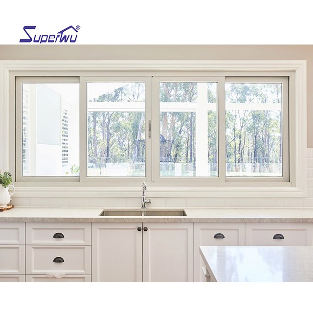 NFRC Certified aluminum Sliding Windows Hurricane Proof Impact aluminum profiles Safety Laminated Glass