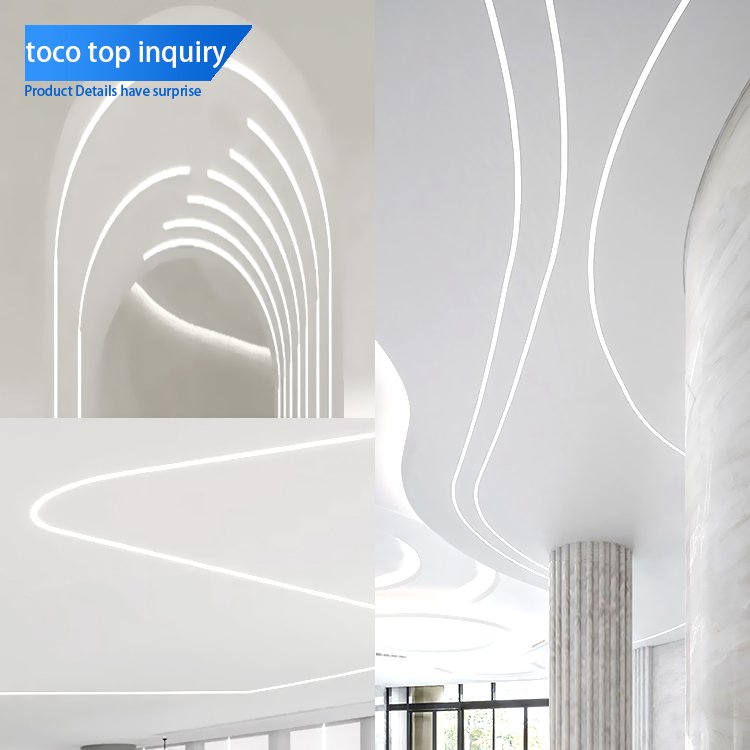 Manufacturer Ceiling Wall Linear Lamp Extrusion Channel Profiles Strips Recessed LED Light Aluminum Profile