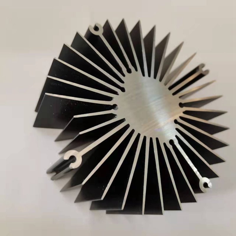 Aluminium Profile Cooling Heatsink Product CNC machining Skiving