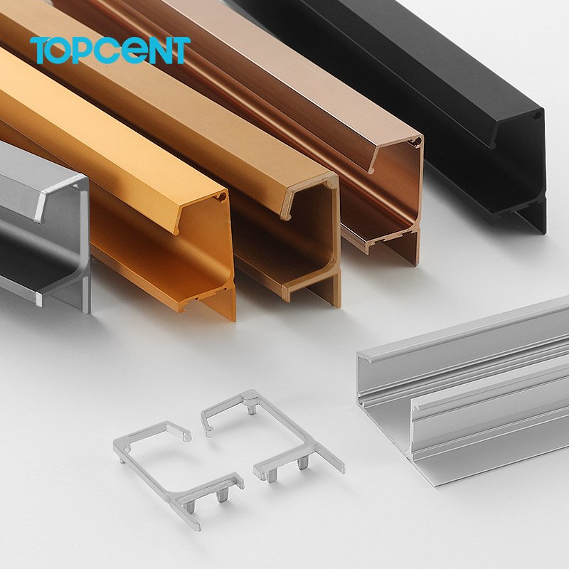 TOPCENT Cabinet G Type Gola Mebel Aluminum Handle gola profile