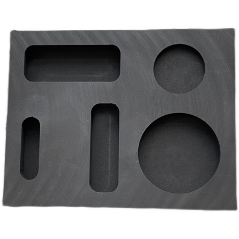 High-purity graphite special-shaped molds for casting metals, including gold, silver, copper and aluminum