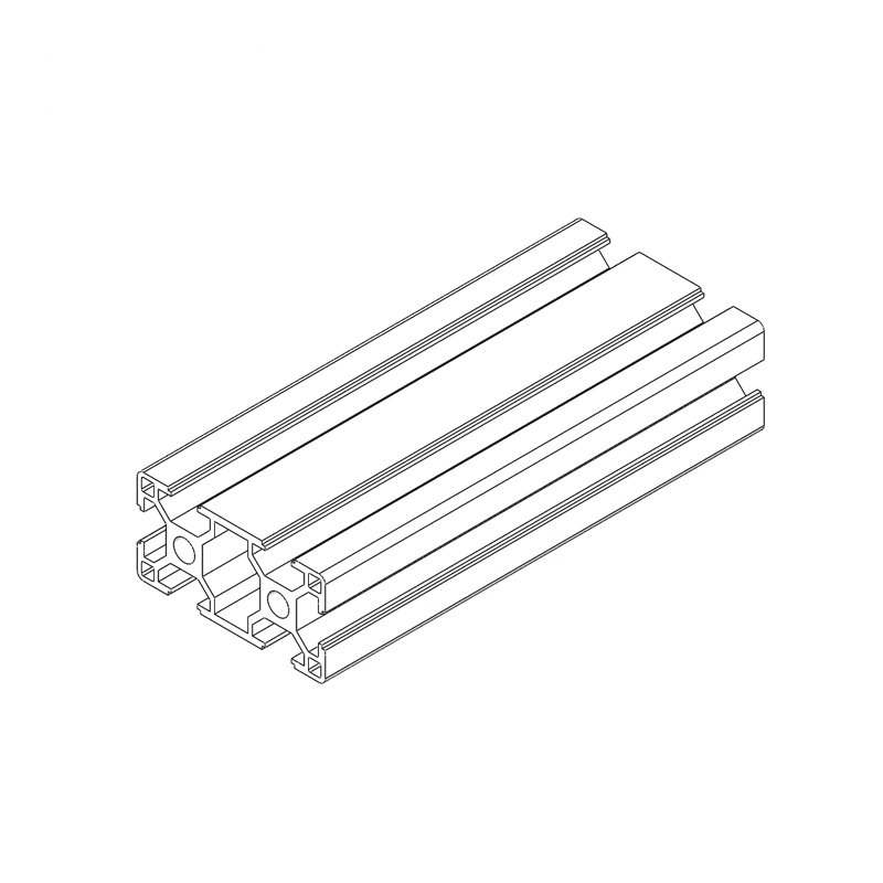 china manufacturer 8029 30*60 industrial aluminium profile light aluminium extrusion in 2040 2550 3060 4080 4590 50100