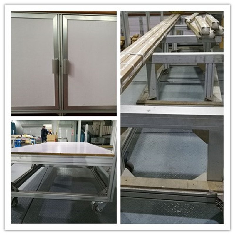 40x40 50x50 100x100 aluminium alloy profile 6061 anodizing for workbench