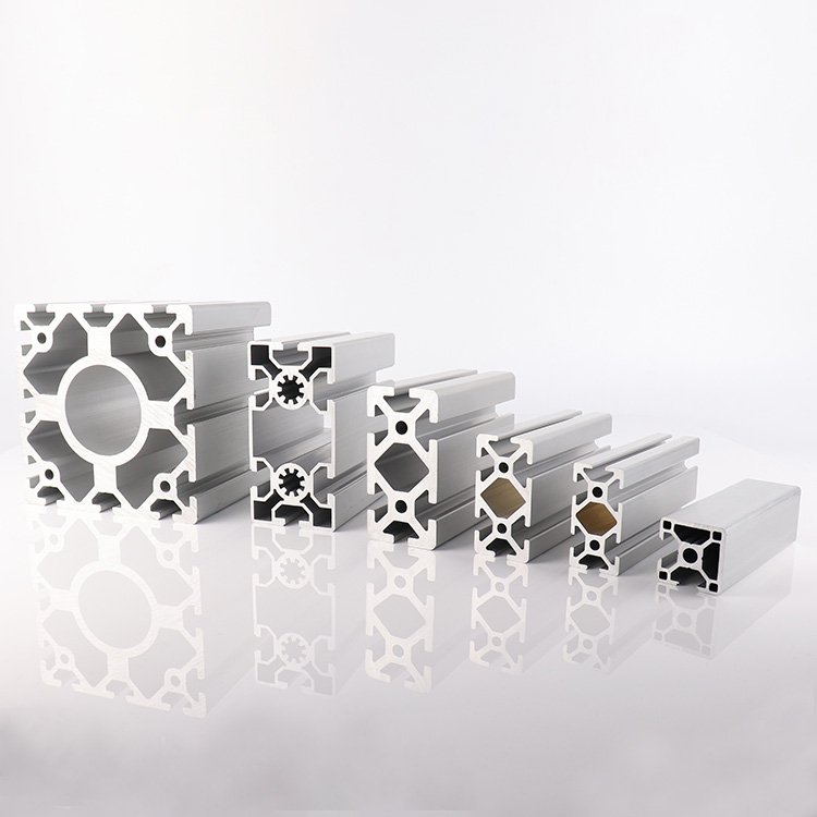 European Standard Silver Color Anodized T Slot Framing 4040 Aluminum Extrusion Profile