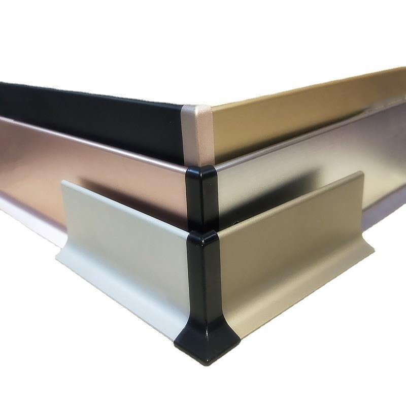 aluminium profiles of baseboard Aluminium wall skirting boards for home decoration