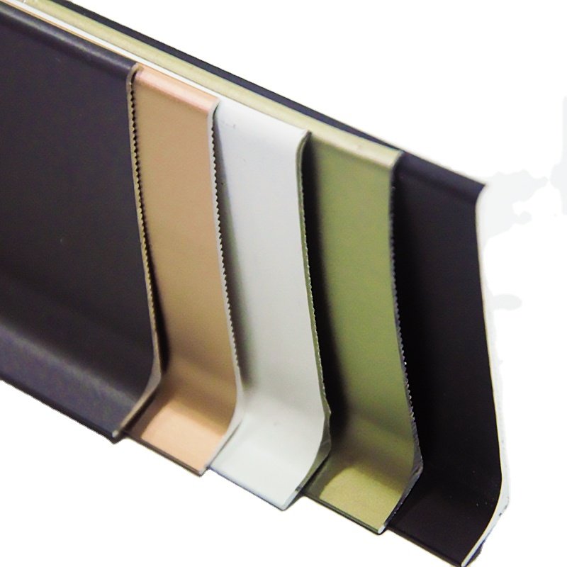 aluminium profiles of baseboard Aluminium wall skirting boards for home decoration