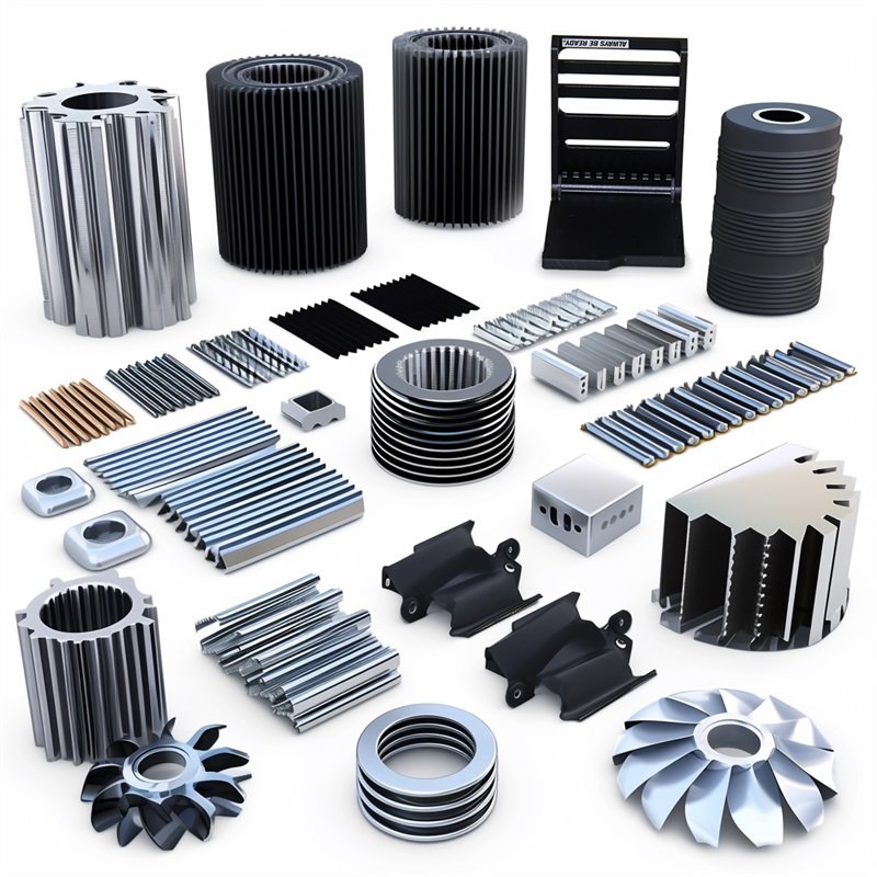 Customized Exturs Aluminum Manufacturer Heat Sink Oem Odm Heat Sink Led Industrial 6061 Aluminum Extrusion Aluminum Profiles