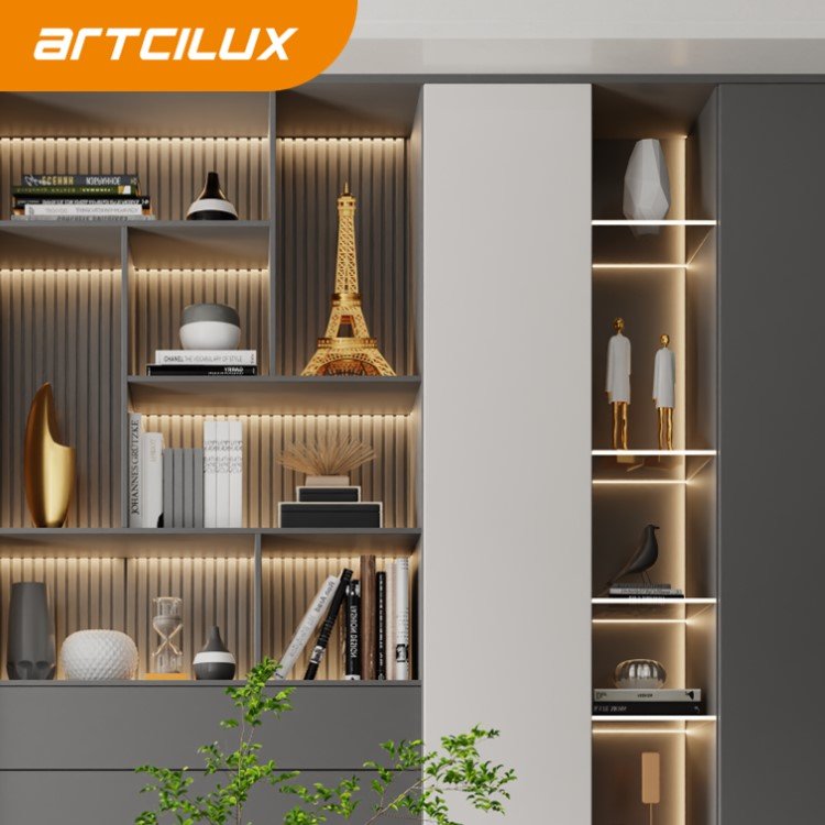Glass Board Laminate Light Aluminium Profile LED Light For Glass Shelf Card Shelf Design Wardrobe Wine Cabinet