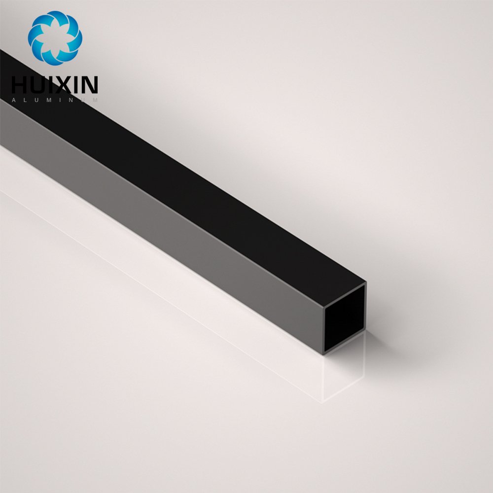 Modern Black Aluminum Fence Panel Aluminum Square Profile