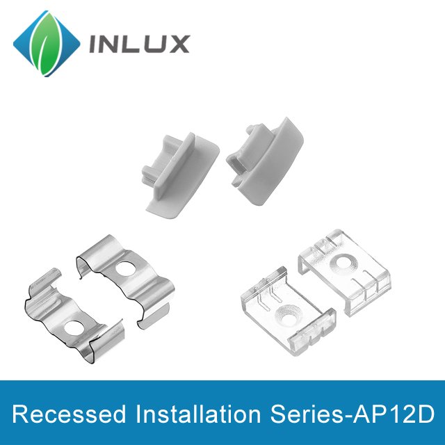 Recessed Installation Series aluminum profile groove for LED linear light LED strip light INLUX AP12D