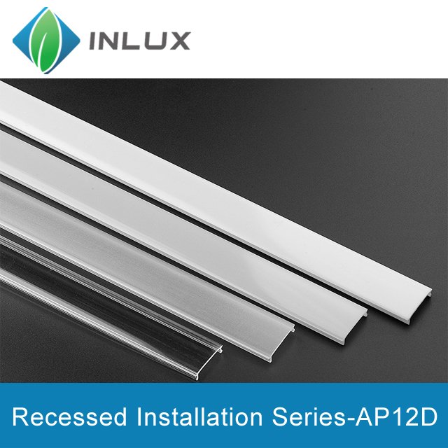 Recessed Installation Series aluminum profile groove for LED linear light LED strip light INLUX AP12D