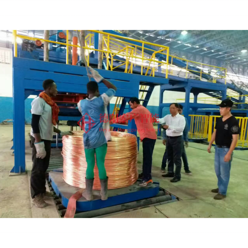 20 T/h 8 mm Copper Rod Continous Casting Machine CCM Copper Rod Hot Rolling Mill CCR