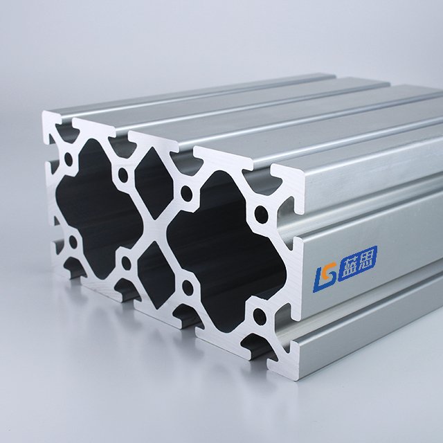 Industrial extruded aluminum profile European Standard V-slot Silver 80160 workbench frame 6063-T5 material