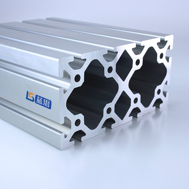 Industrial extruded aluminum profile European Standard V-slot Silver 80160 workbench frame 6063-T5 material