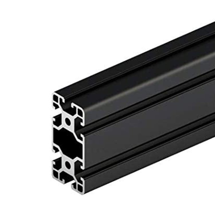 6m Customized Extruded Black Anodizing Industrial Aluminium Frame 4040 Aluminum Extrusion Profiles Manufacturer