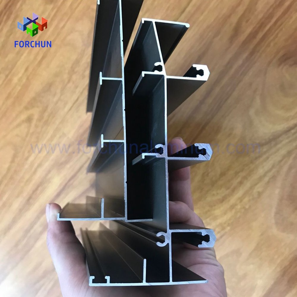 Hot Sale Grey Aluminium Extrusion Profiles For Lebanese Sliding Windows/SD2000 Windows Aluminium Profiles