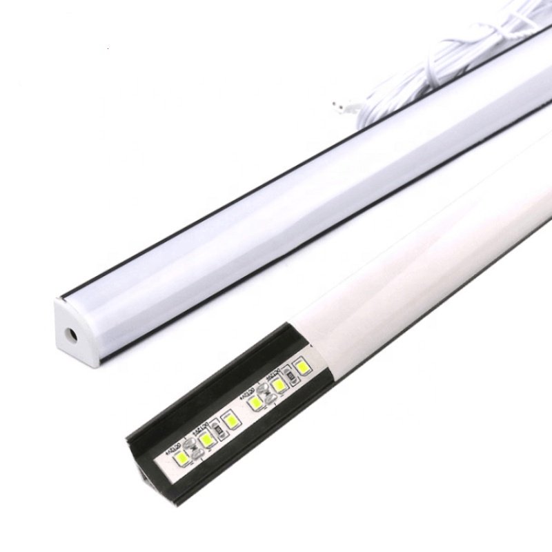 2024 recessed led extrusion linear light embedded LED light bar aluminum profile for closet wine cabinet furniture