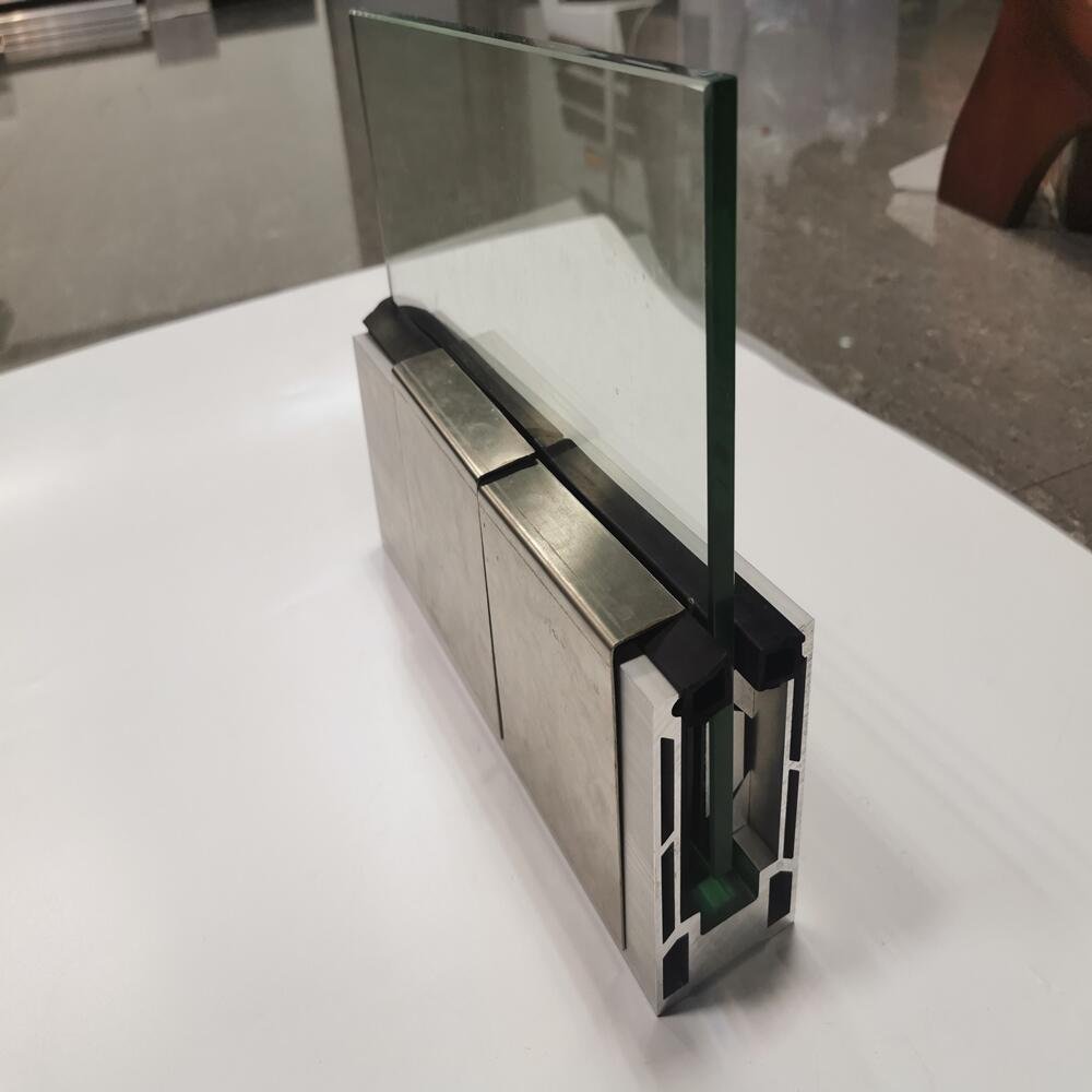 Tempered Balustrade Based Easy Install U Aluminium Channel Base Shoe For Hotel Aluminum Glass Railing Parts