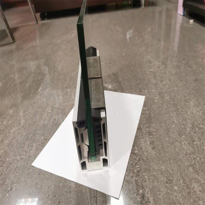 Tempered Balustrade Based Easy Install U Aluminium Channel Base Shoe For Hotel Aluminum Glass Railing Parts