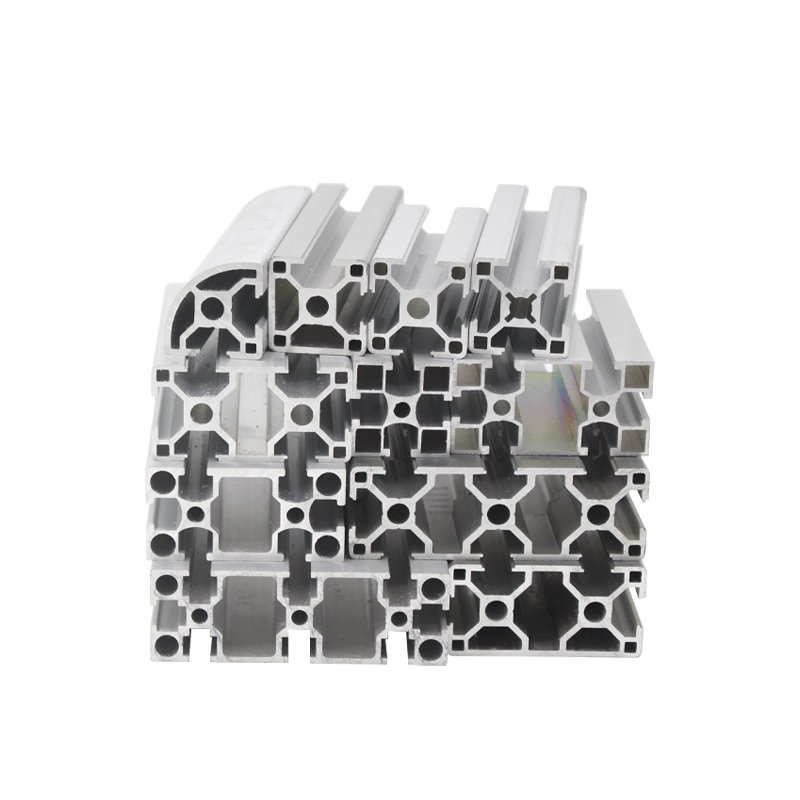 Factory OEM customized Design Industrial T-slot 3030 Black Extrusion Aluminum Profiles