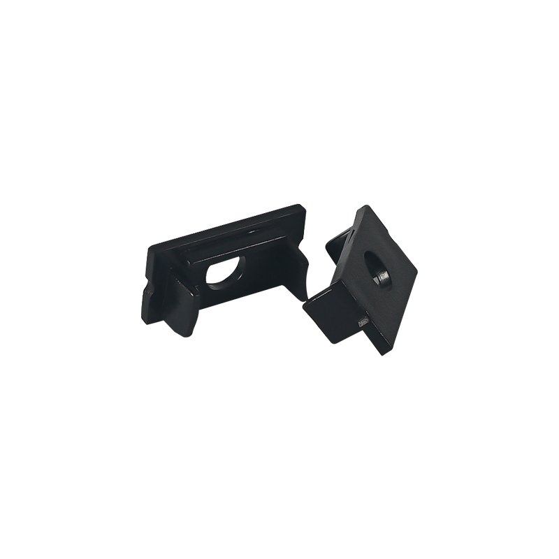 W20*H10 Black Extrusion Aluminium Profile, Ceiling Led Strip Light U Shape Aluminum Profile with Diffuser