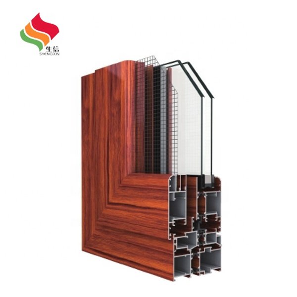 6063 T5 aluminum profile aluminium frame for casement window perfil de aluminios ventanas y puertas