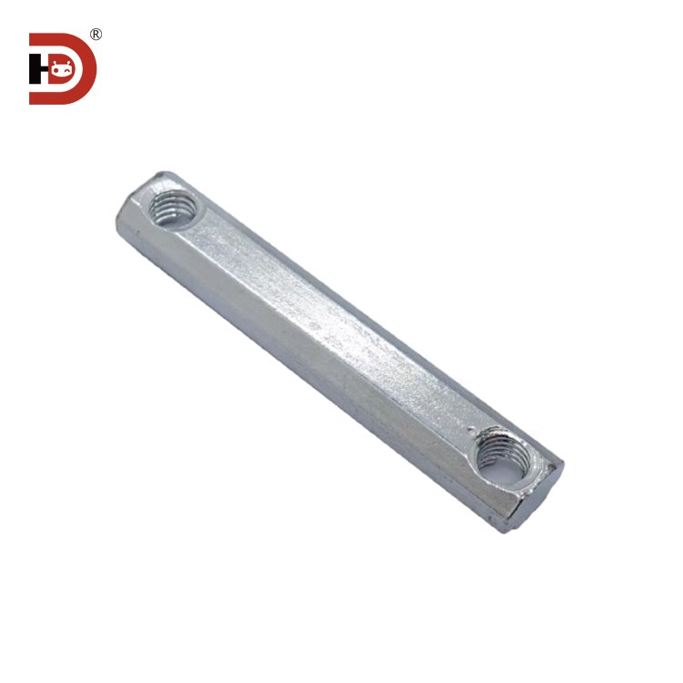 Aluminum fastening accessories 30/40 double hole 3060/4080 slider nut, rectangular boat shaped M6/M8 carbon steel material nut