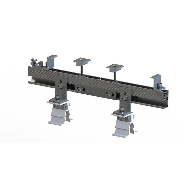 Roof Structures Aluminium Mount Rail Aluminum Solar Mounting Brackets for RV/Caravan