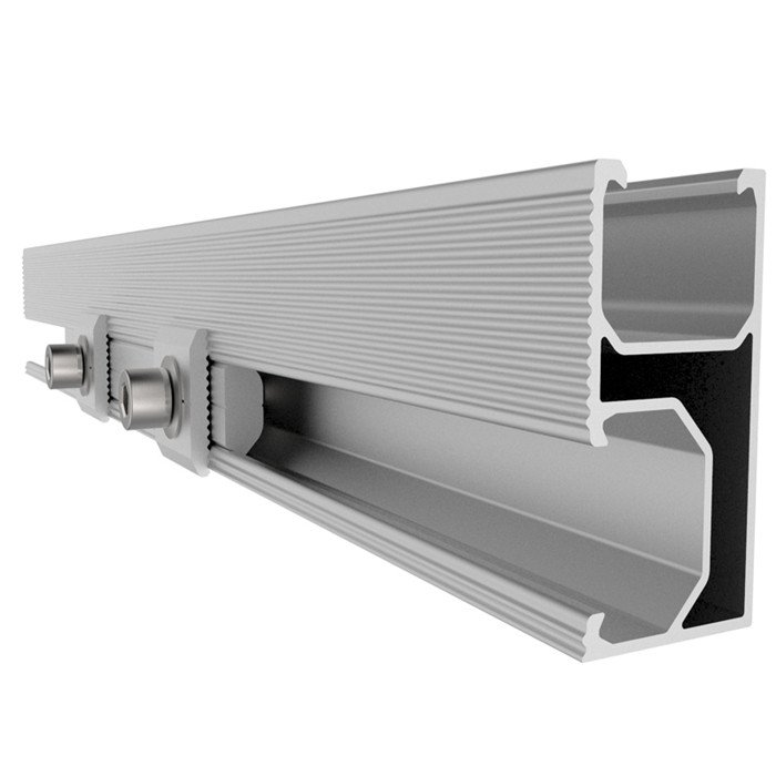 Roof Structures Aluminium Mount Rail Aluminum Solar Mounting Brackets for RV/Caravan