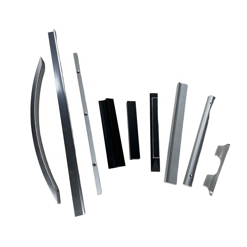 Foshan Extrusion Factory customized Aluminum cabinets Gold Black Silver Color Handle Profile Kitchen G handle Profile