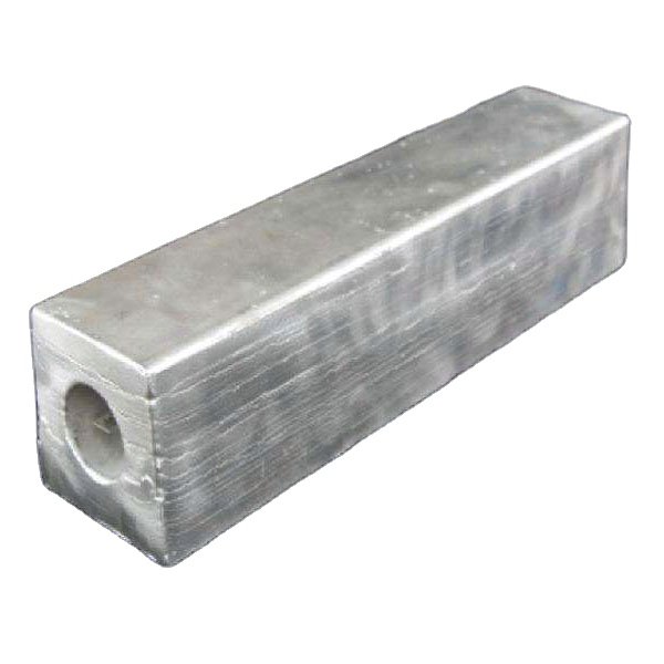 ASTM B418-95 99% Pure Zinc anode Ingots for boats anti-corrosion aluminum zinc magnesium anode Zinc Ribbon Anode shaft