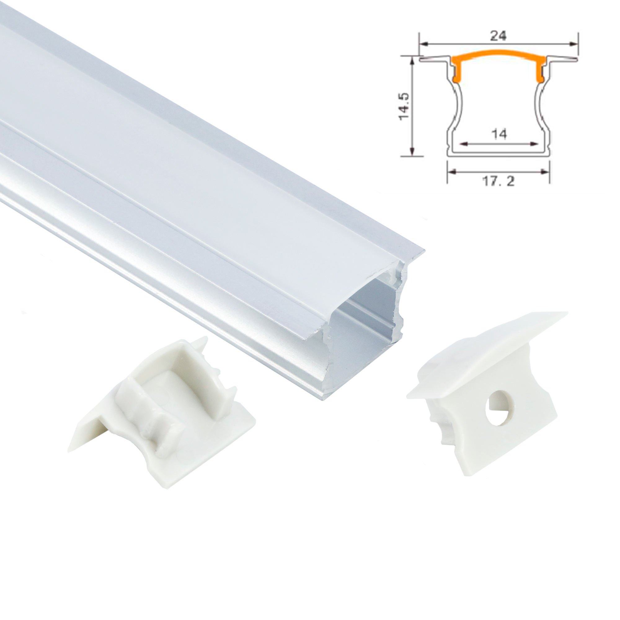 Factory Custom Led Aluminum Profile Wall Trimless Led Light With Aluminum Frame Profile