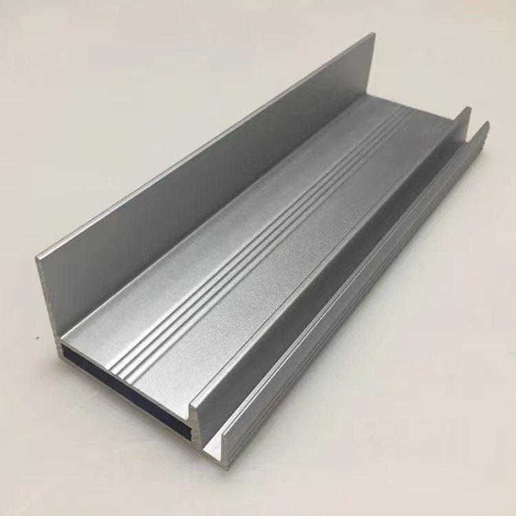 Outdoor Solar Panel Aluminum Profile Industrially Anodized T-Profile with Bending Cutting Welding Punching & CNC Services