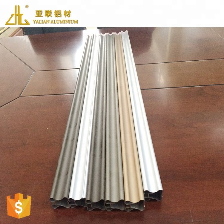 Aluminium profile sliding wardrobe door factory, aluminum profile for wardrobe in shandong, OEM wardrobe aluminium profile
