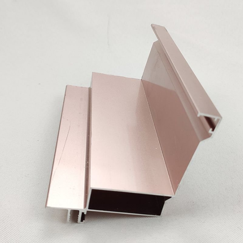 Aluminum Extrusion Profiles Anodizing Champagne Blinds Aluminum Window Door Frame Aluminum Profiles