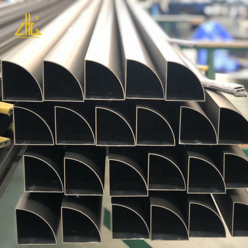 Aluminium Profiles Quarter Round Aluminum Radius Post And Corner Angle Profile