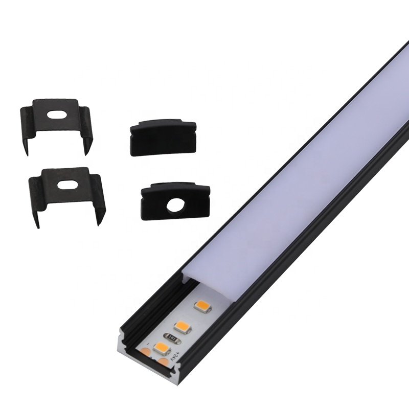 Gold color super thin led aluminum profile with PMMA diffuser for LED strip LED light