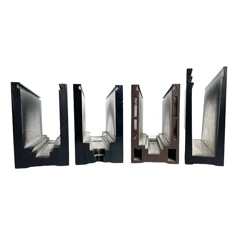 Series Glass U Channel Handrail Aluminum Door Profiles CNC Custom Aluminium Extrusion Profiles