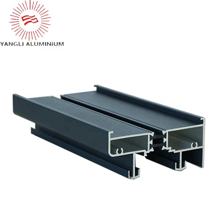 Top Manufacturer's Anodized Aluminum Extrusion for Sliding Window and Door Curtain Glass Wall Profile-Custom Cutting Processed