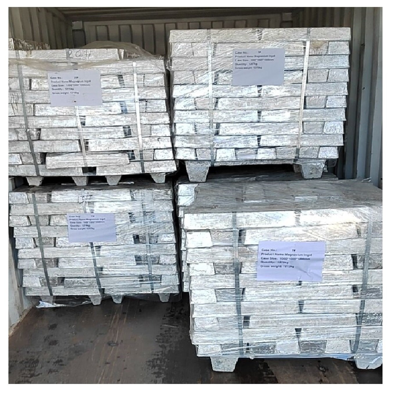China factory supply magnesium ingot and other metal (aluminum zinc) products