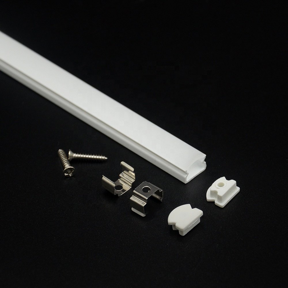Waterproof recessed mounted Integrated led plastic profile for strip lights led bar