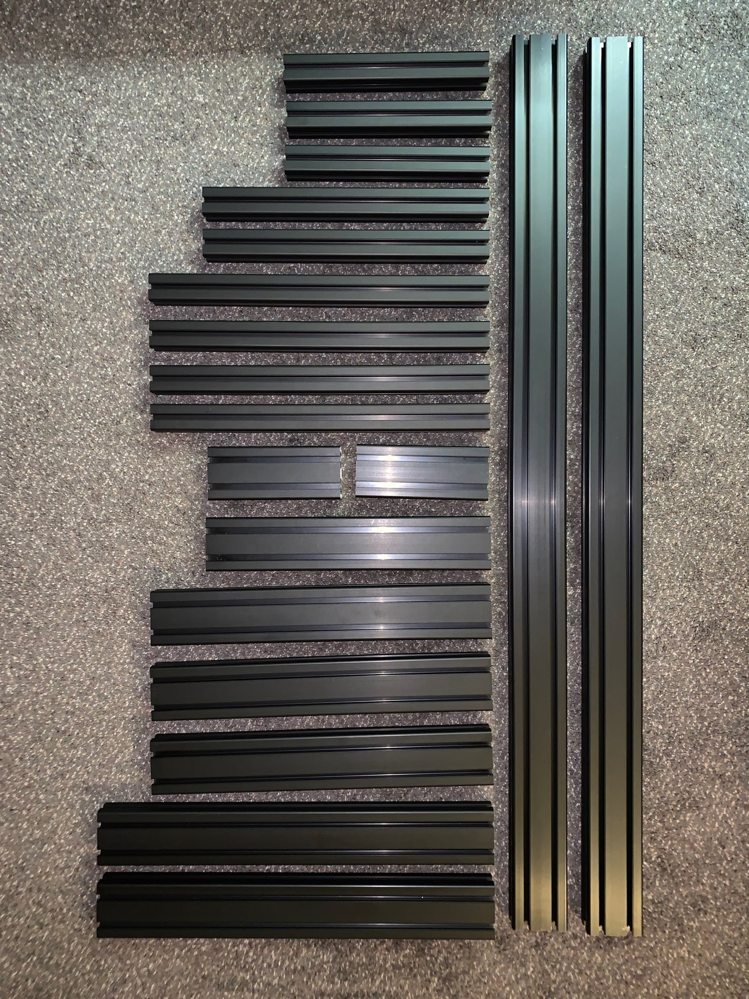 6063 T5 Industrial Aluminium Silver Anodized T Slot 4040 Aluminum Profile Extrusion For Trailer Sim Racing Rig Cockpit