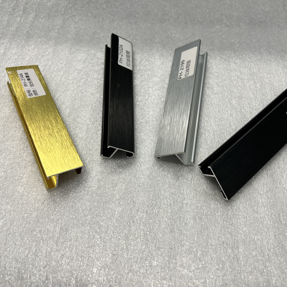 Aluminium facade profile light box frame 6061 extrusion