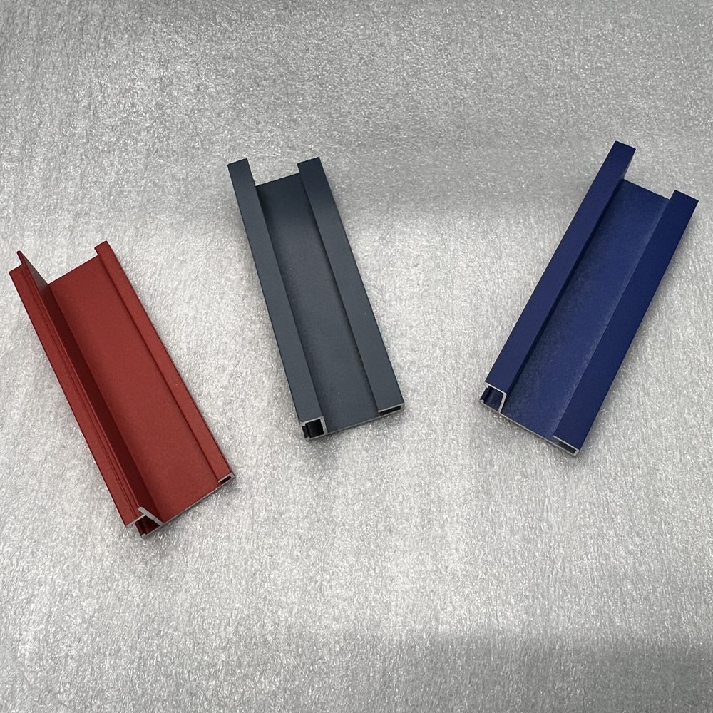 Aluminium facade profile light box frame 6061 extrusion