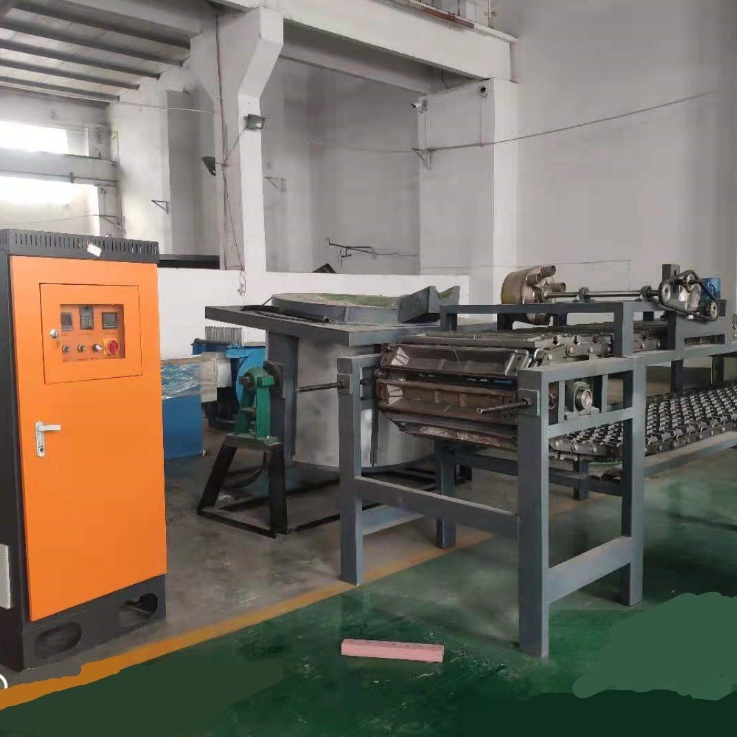 Aluminum ingot 500kg casting machine for making aluminum ingots production line recycling UBC aluminum cans