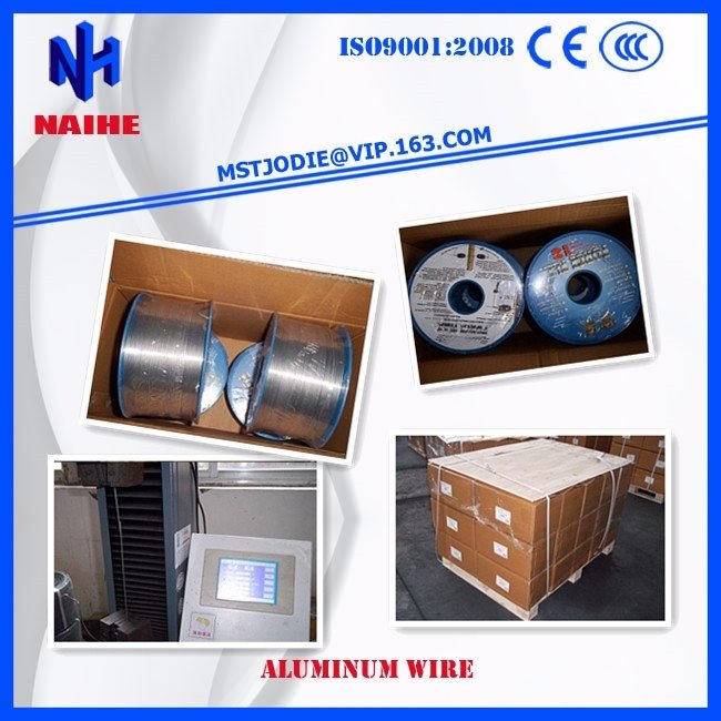 For cable shielding (AL MG alloy wire) braiding 0.12mm wire aluminum