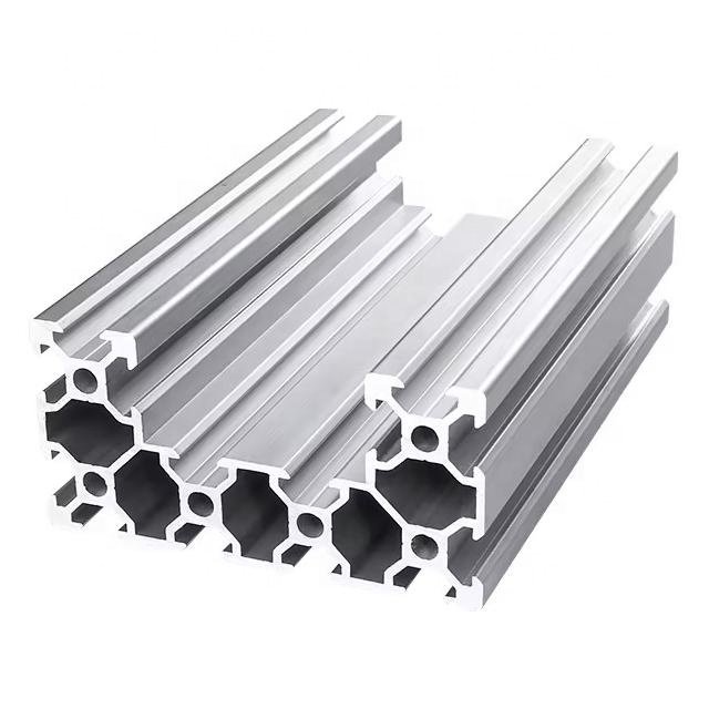 Customized Super Quality Anodized Silver 6063 Aluminium Profiles 4080 V-Slot C-Beam 4080 U Shape Aluminum Extrusion Black