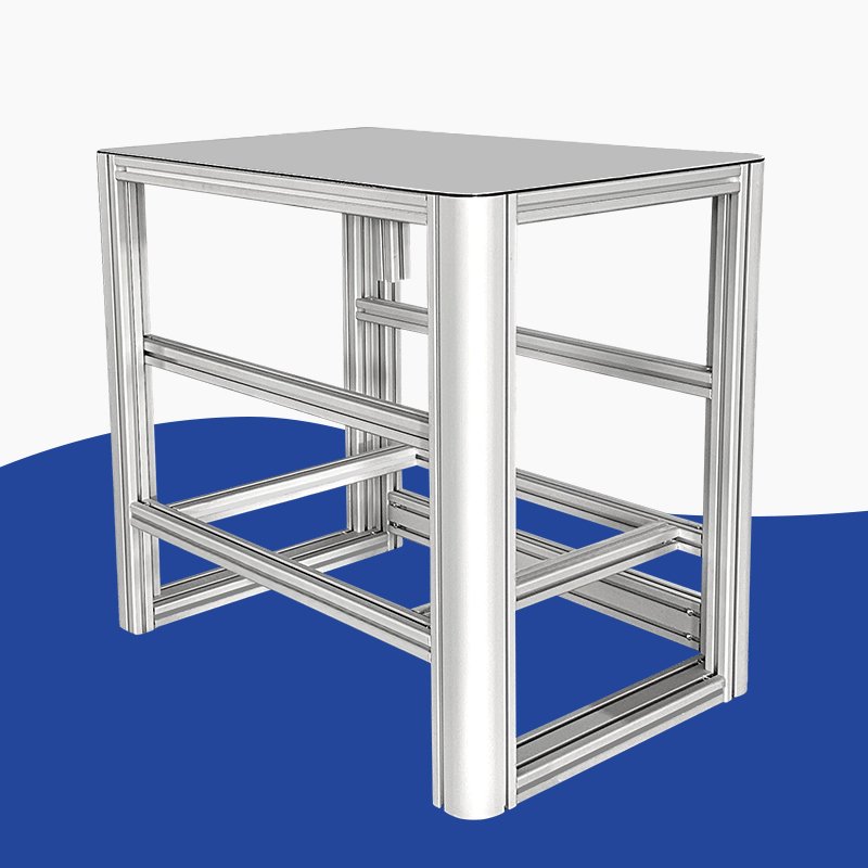 3030 Industrial Aluminum Extrusion Profile 30x30 T Slot Linear Rail Sliding Framing System Powder Door Bending Welding