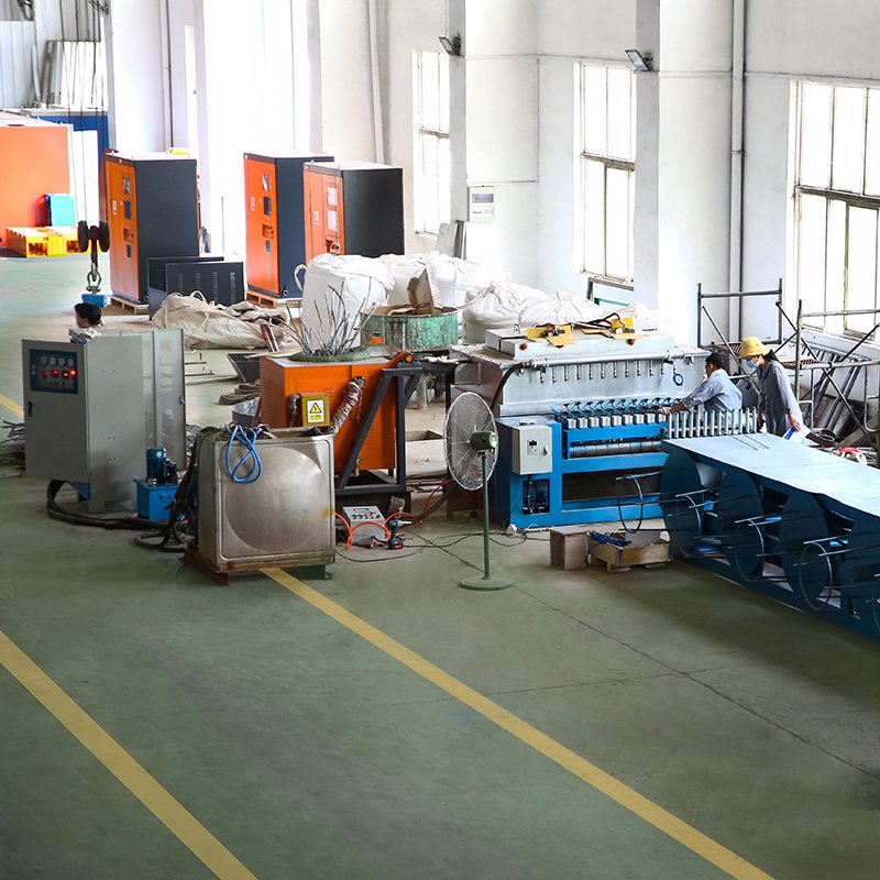 Scrap aluminum induction melting furnace 8-22mm Aluminum/copper wire AL rod production line machine aluminium casting machine
