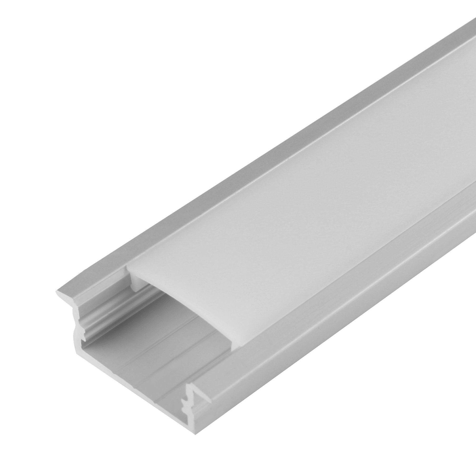 Recessed 23*10mm Extrusion Heat Sink Housing Channel Led Strip Aluminium Profile